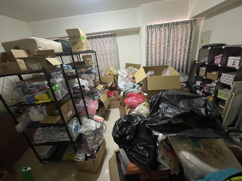 倉庫．動線調整．物品減量．整理前